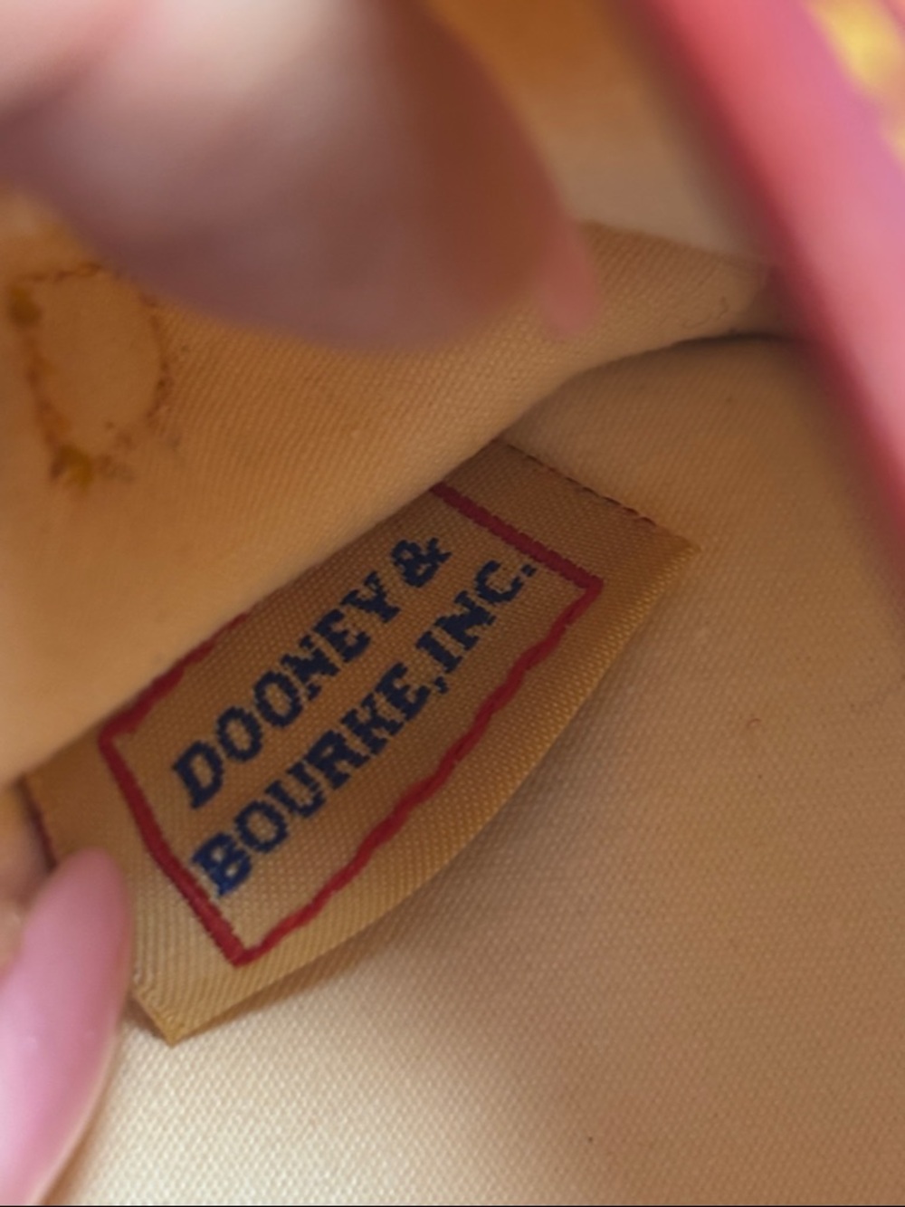 Dooney and Bourke splatter paint wristlet - Picture 7 of 8